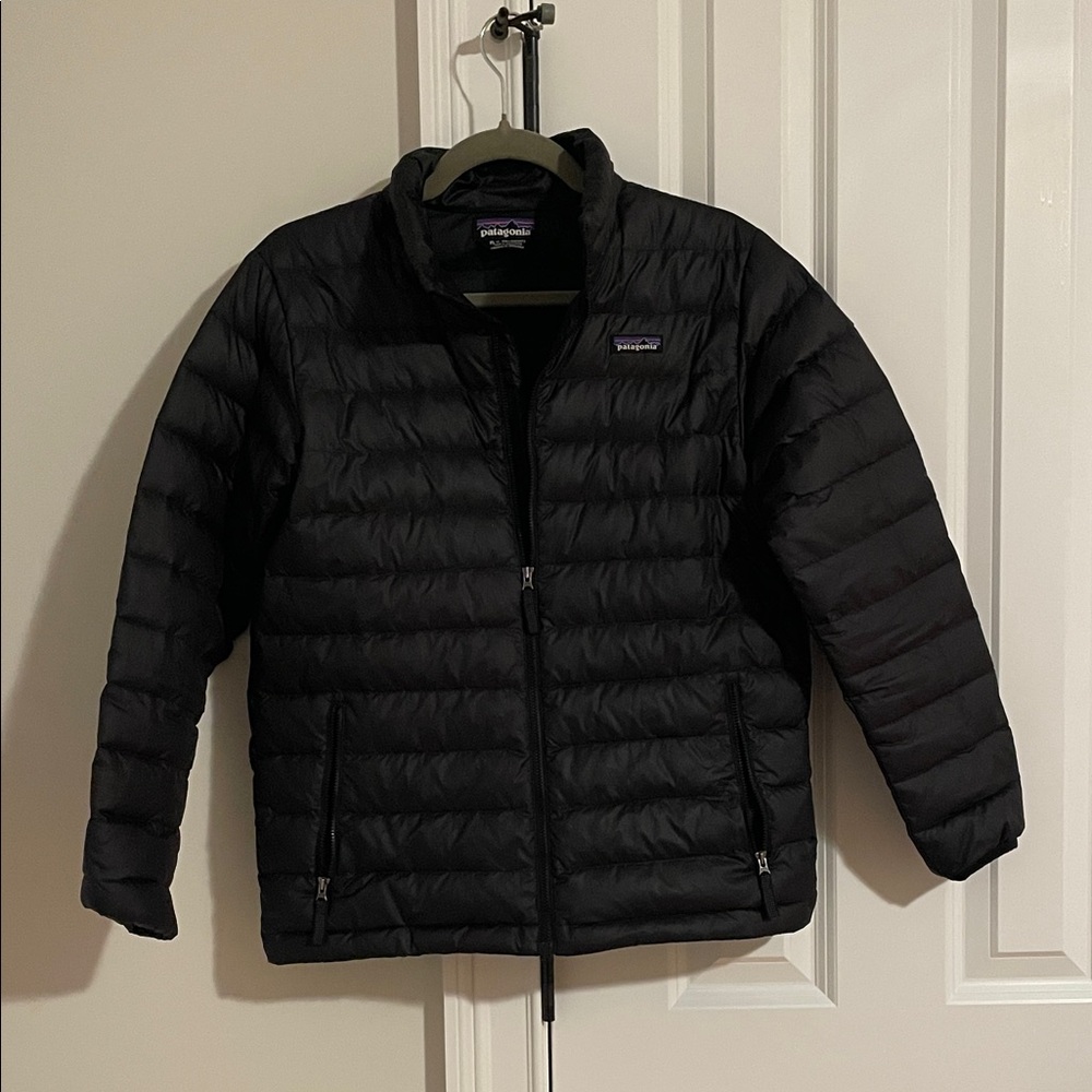 Patagonia Boys  Classic Black Puffer Jacket